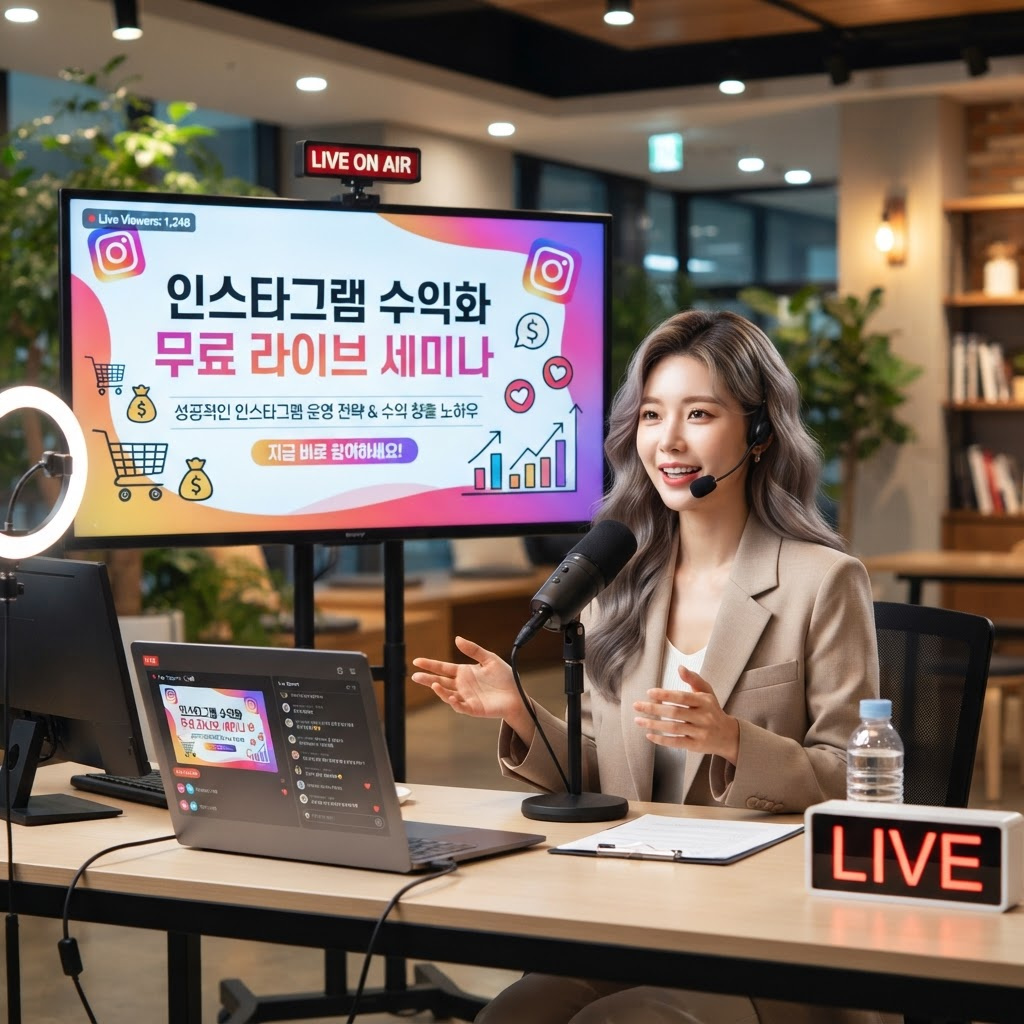 인스타그램 수익화 무료 라이브 세미나